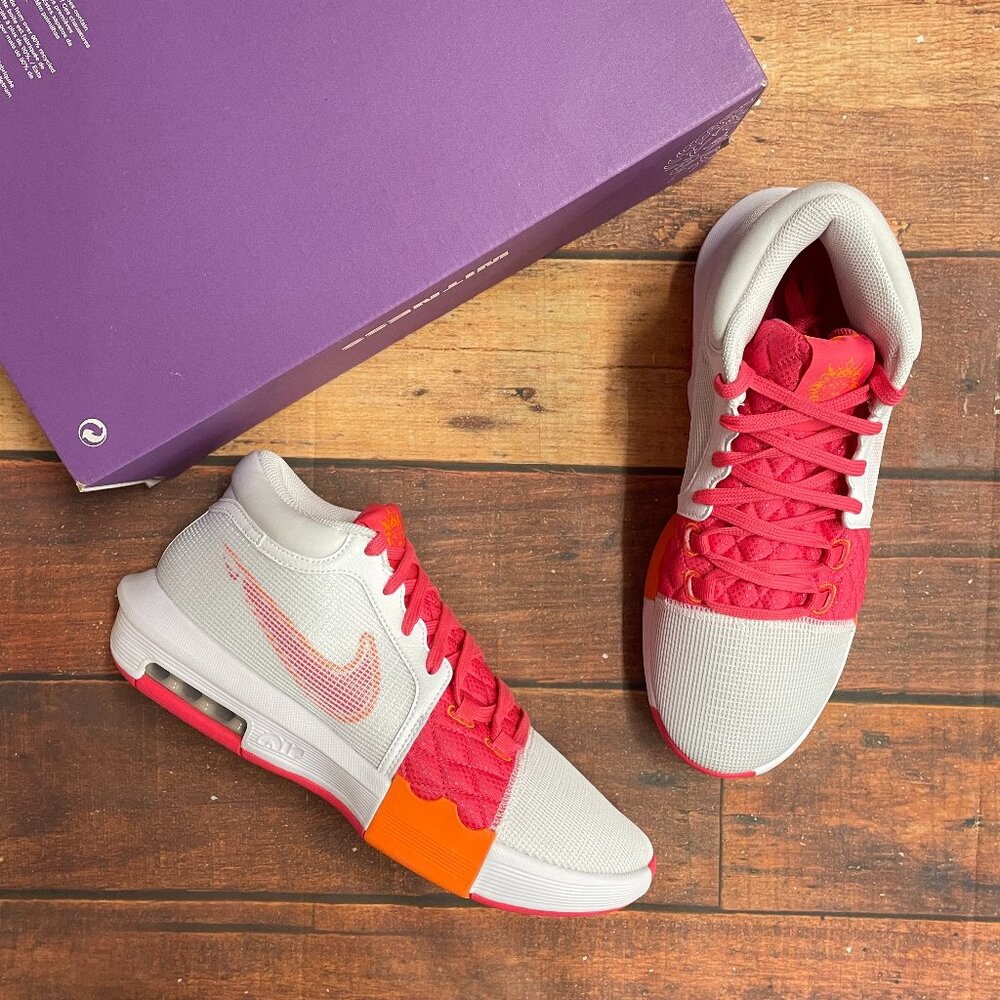 Nike Men's Lebron Witness VIII "Aster Pink" Basketball Shoes